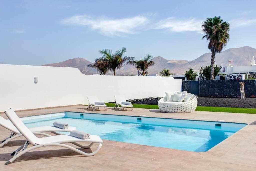 Homu Bianca Fantastica Villa Con Piscina Privad Playa Blanca  Buitenkant foto